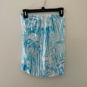 Strapless Lilly Pulitzer Top
